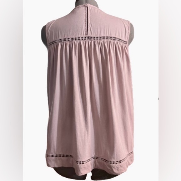 Banana Republic Pintuck sleeveless top wmns sz Lg - Picture 2 of 5